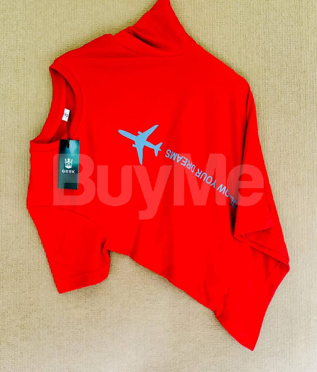 CREW NECK '0T SHIRT - RED