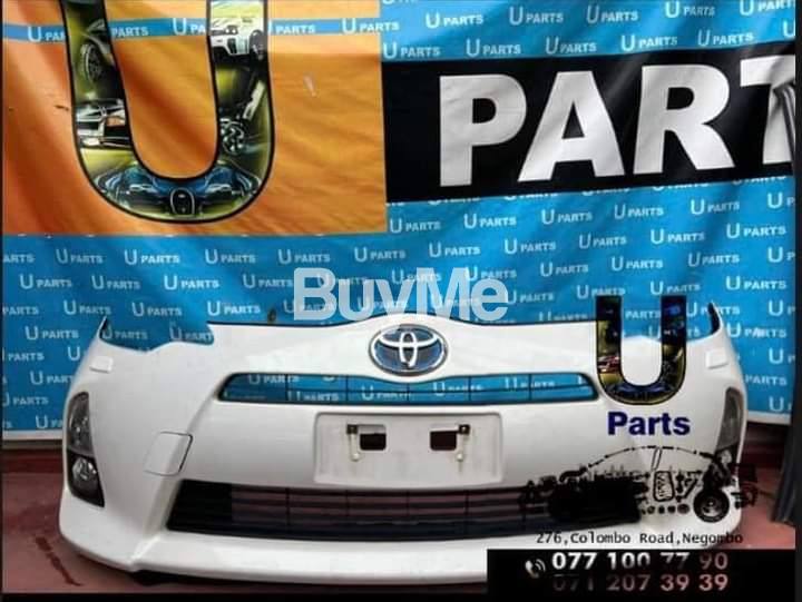 FRONT BUFFER / WHITE - TOYOTA AQUA