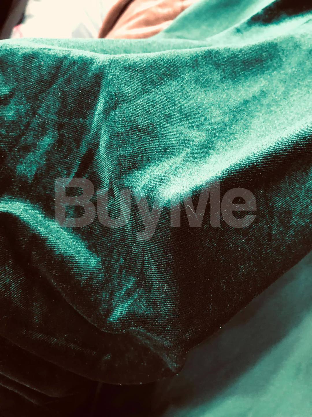 VELVET MATERIAL GREEN - WOMEN'S DESIGN