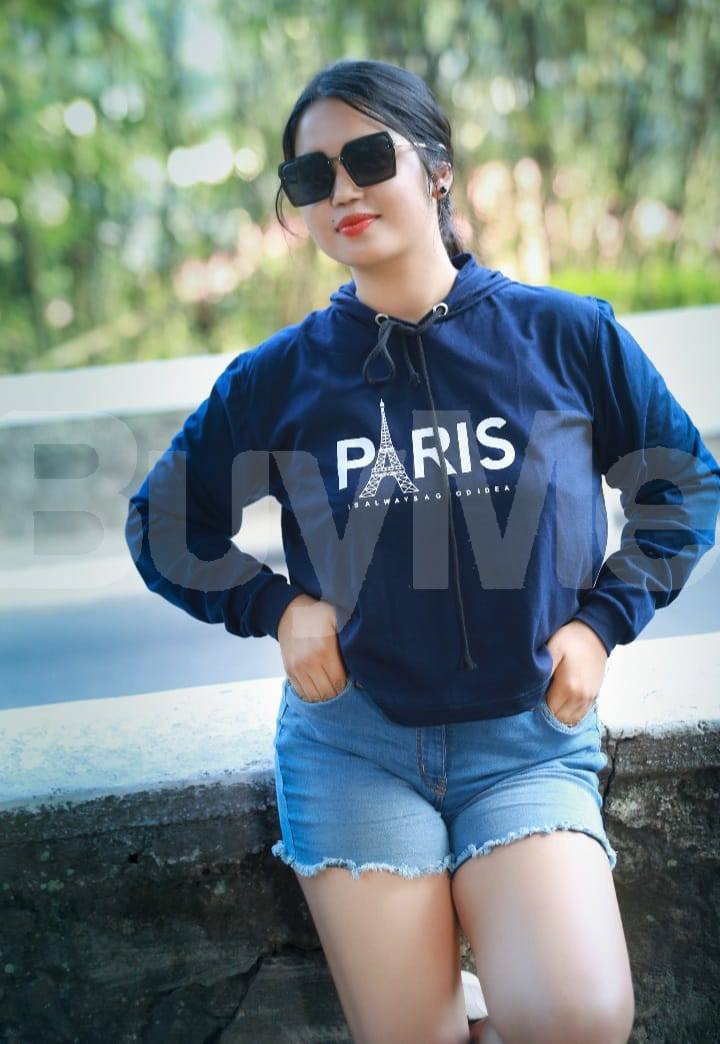 PARIS HOODIE ( DARK BLUE )