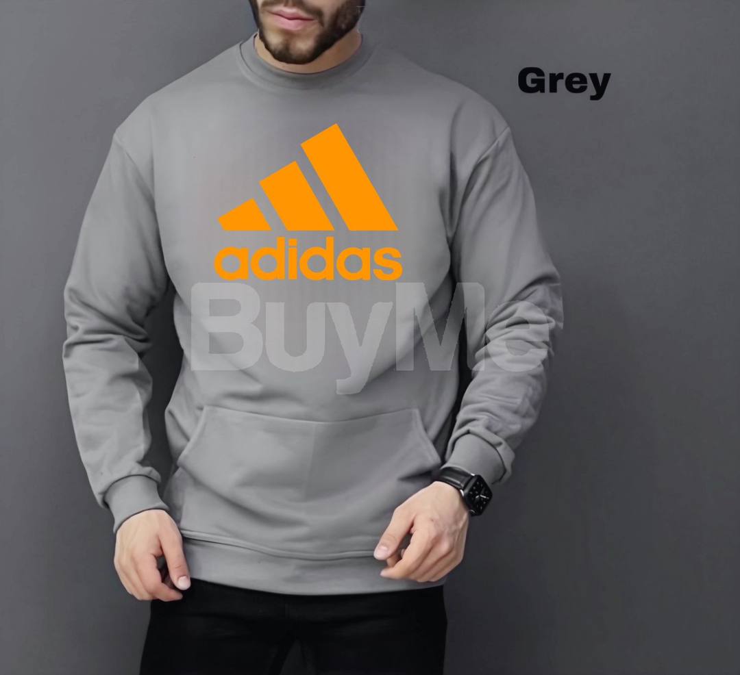 PREMIUM QUALITY WINTER SWEATSHIRT - GREY
