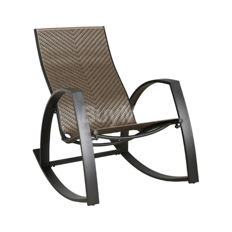 METAL WICKER OUTDOOR SWING CHAIR