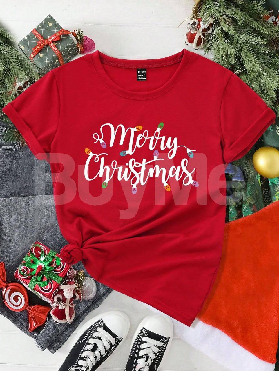 CHRISTMAS T SHIRT - RED