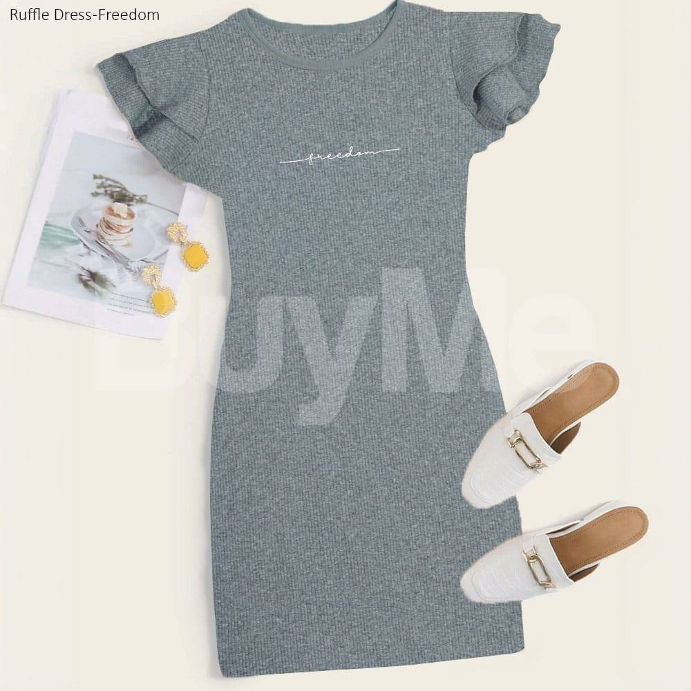 RUFFLE DRESS