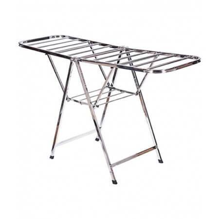 FOLDABLE STAINLESS STEEL CLOTH DRYING RACK