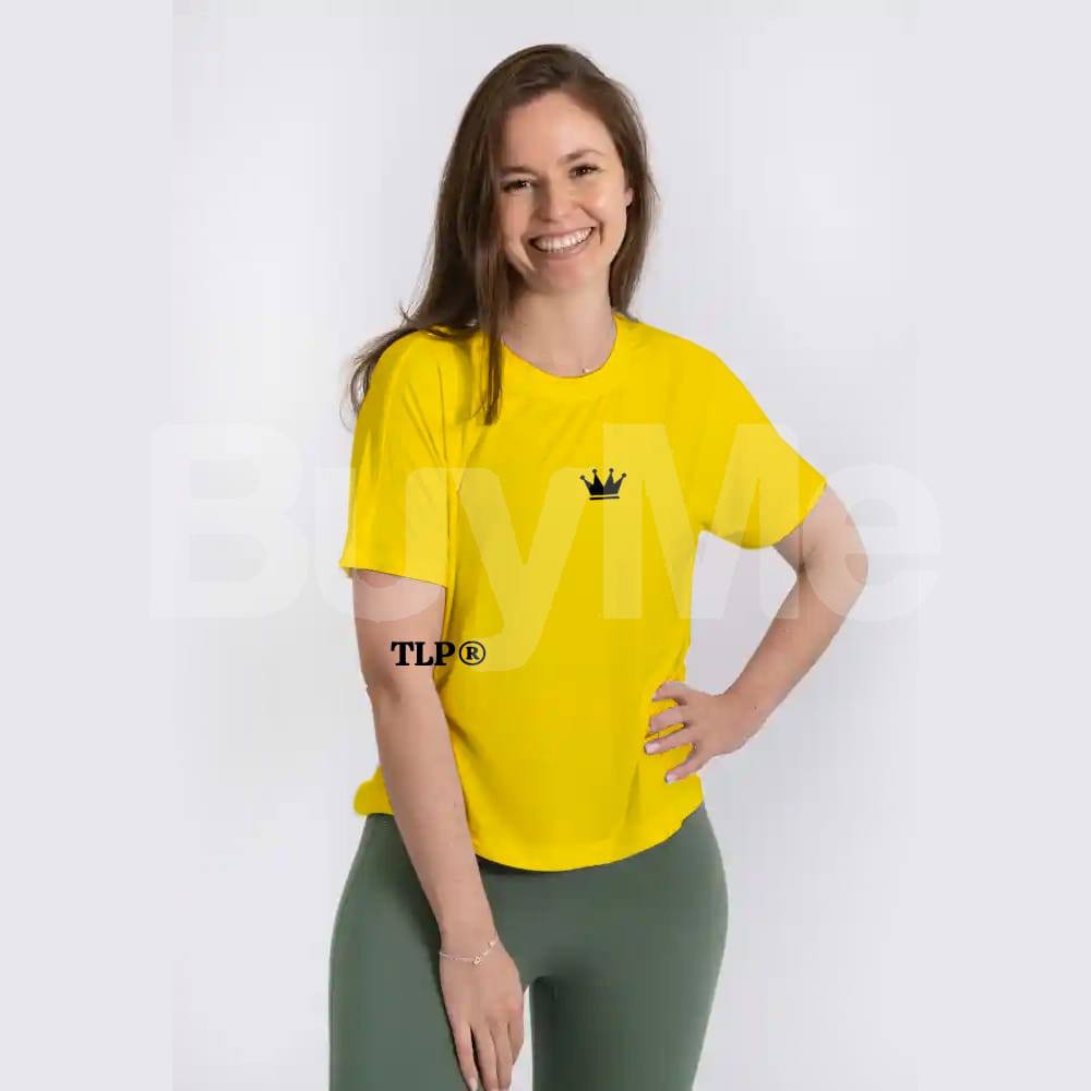THE CROWN T SHIRT - YELLOW