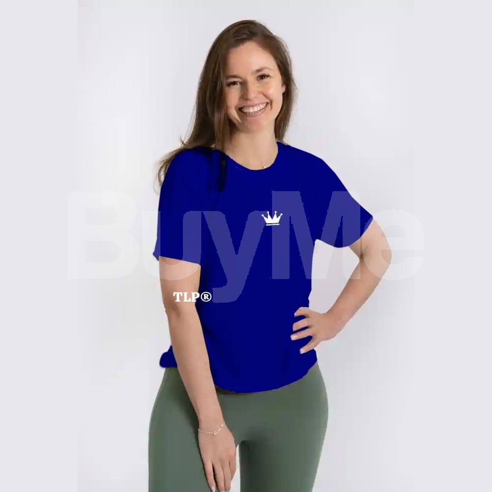 THE CROWN T SHIRT - DARK BLUE