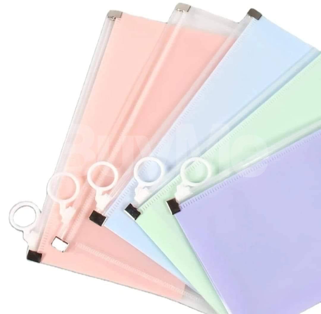 ZIPPER POUCH DOCUMENT BAG