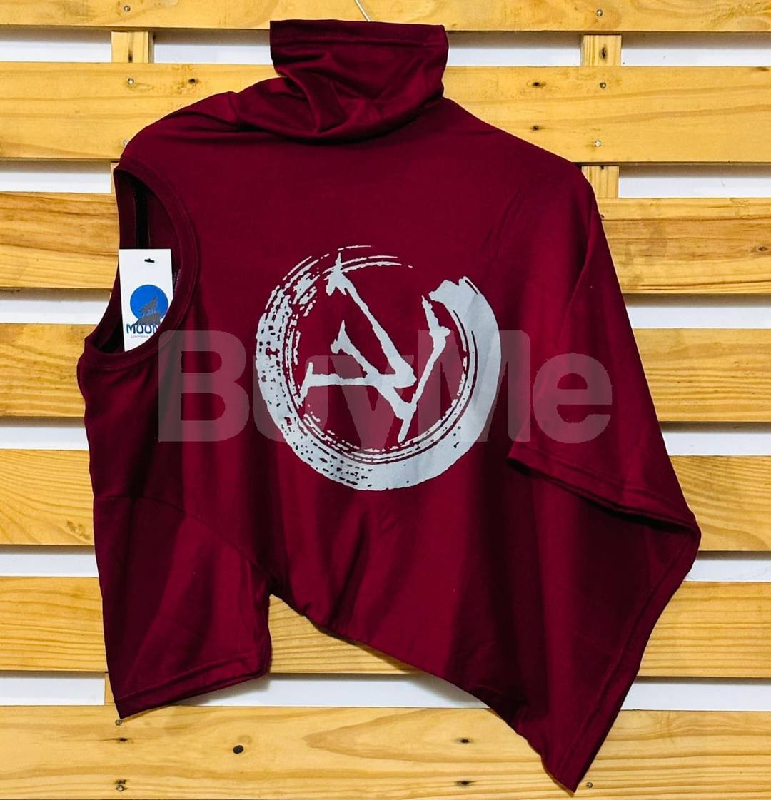 CREW NECK TSHIRT - MAROON