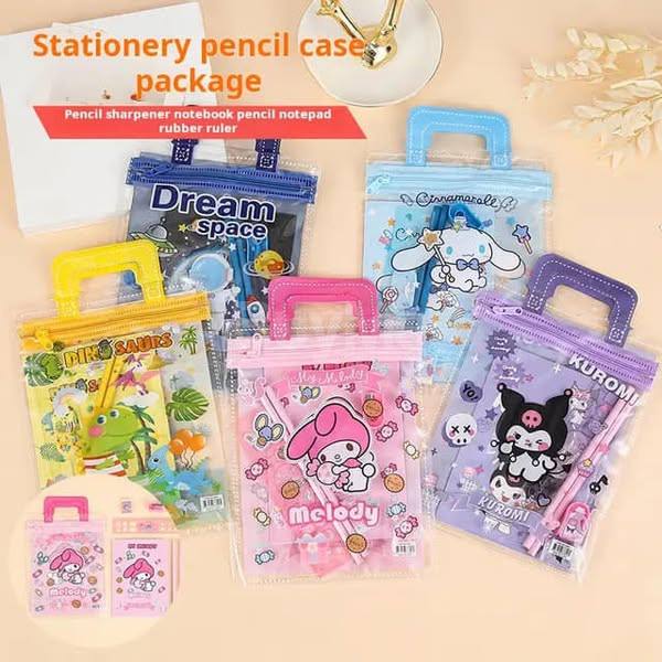 WATERPROOF HANDLEHED STATIONERY SET GIFT BAG