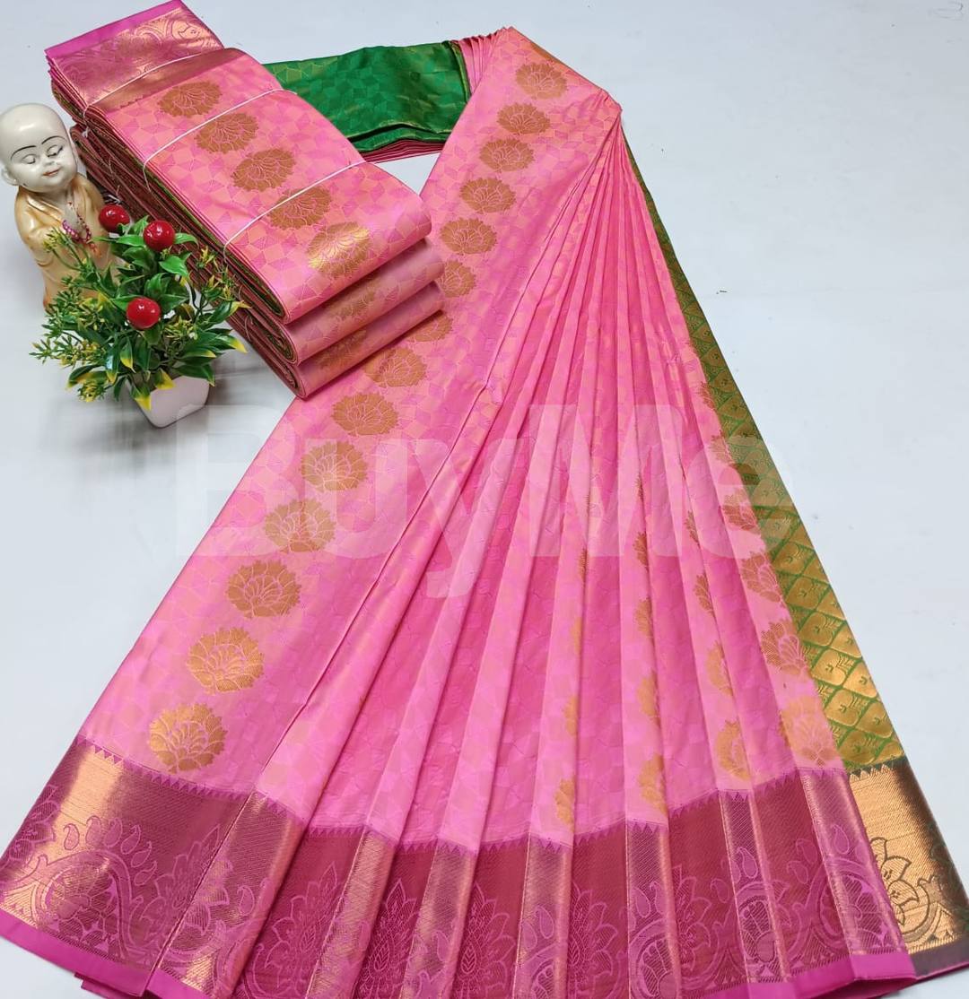 SAMUTHRIKA SILK SAREE - PINK