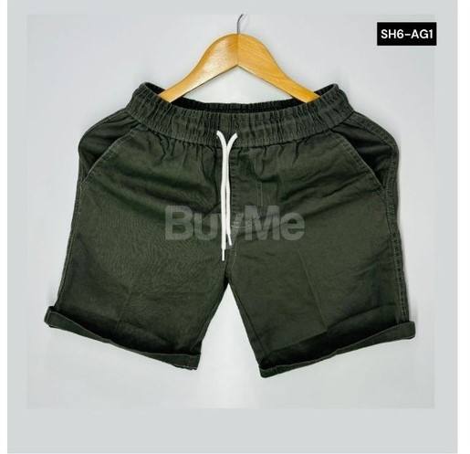 MENS PATCH SHORT - GREY