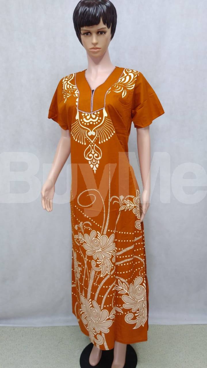 STITCHED MAXI - MUSTARD ORANGE