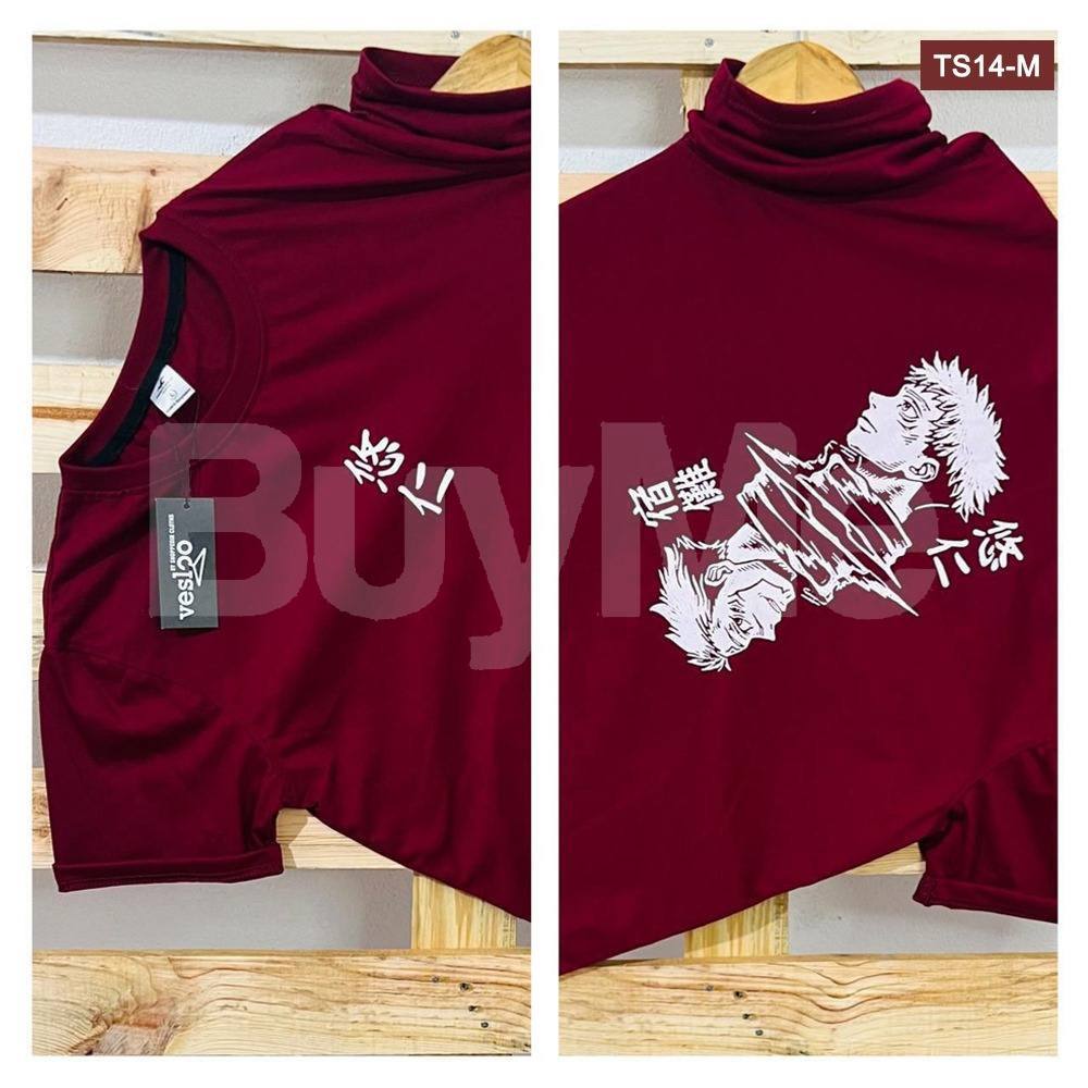 MENS T SHIRT - MAROON