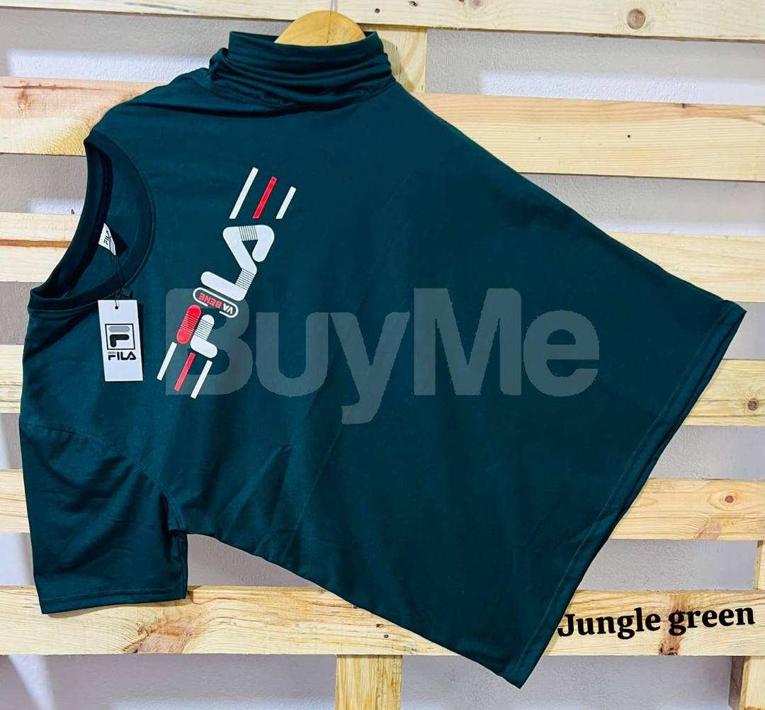CREW NECK T SHIRT - DARK GREEN COLOUR