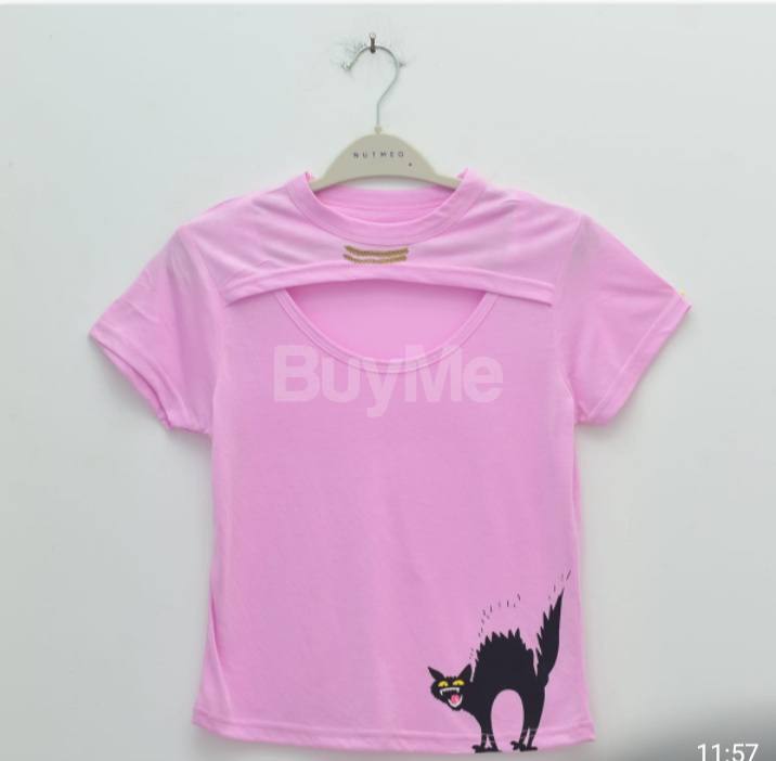 DOUBLE NECK T SHIRT