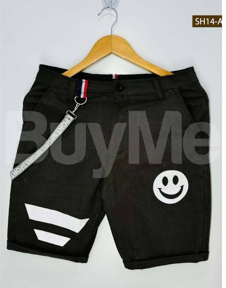 MENS TWILL COTTON SHORT - GREY