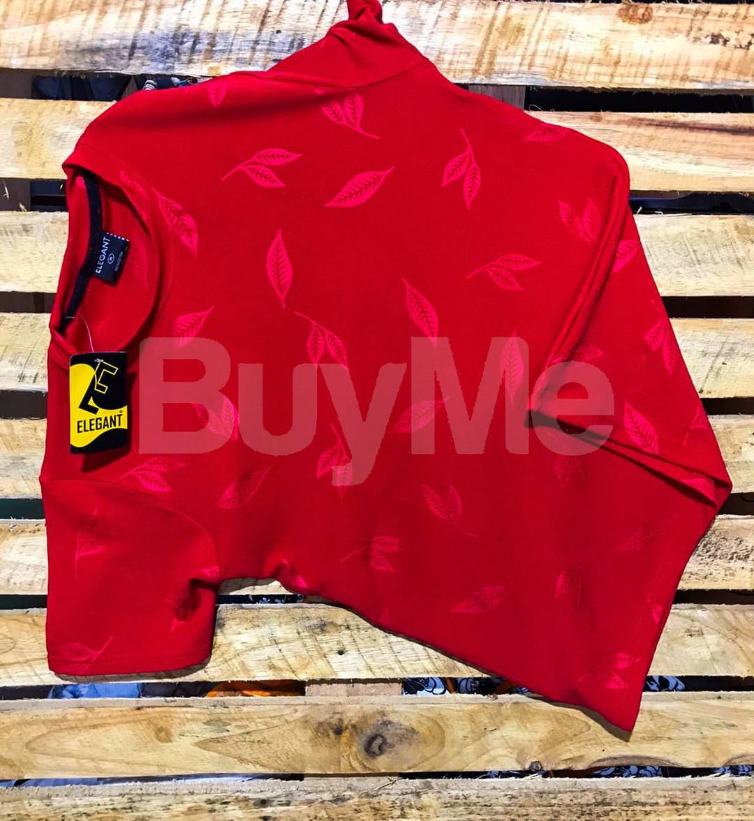 POP CORN CREW NECK TSHIRT - RED