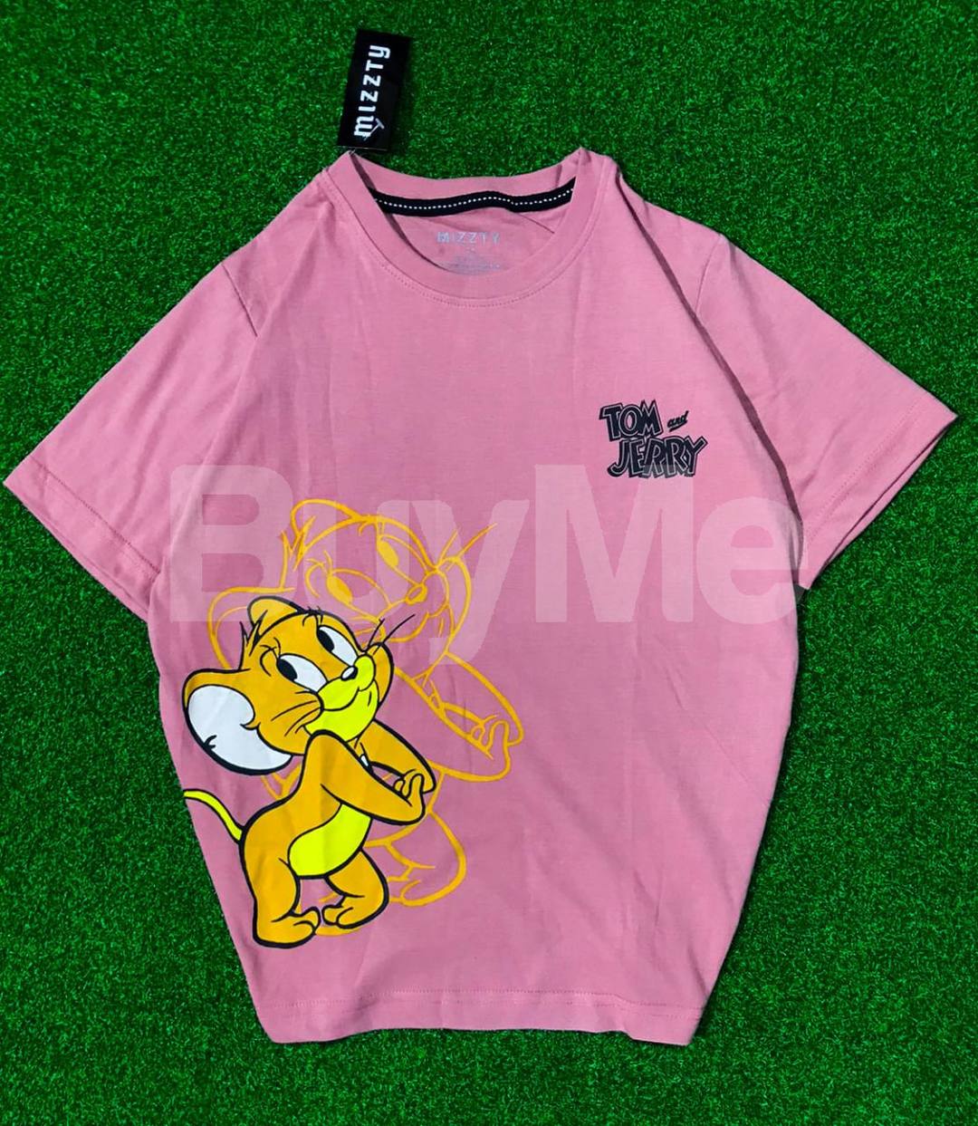 TOM AND JERRY BAGGY T SHIRT - PINK