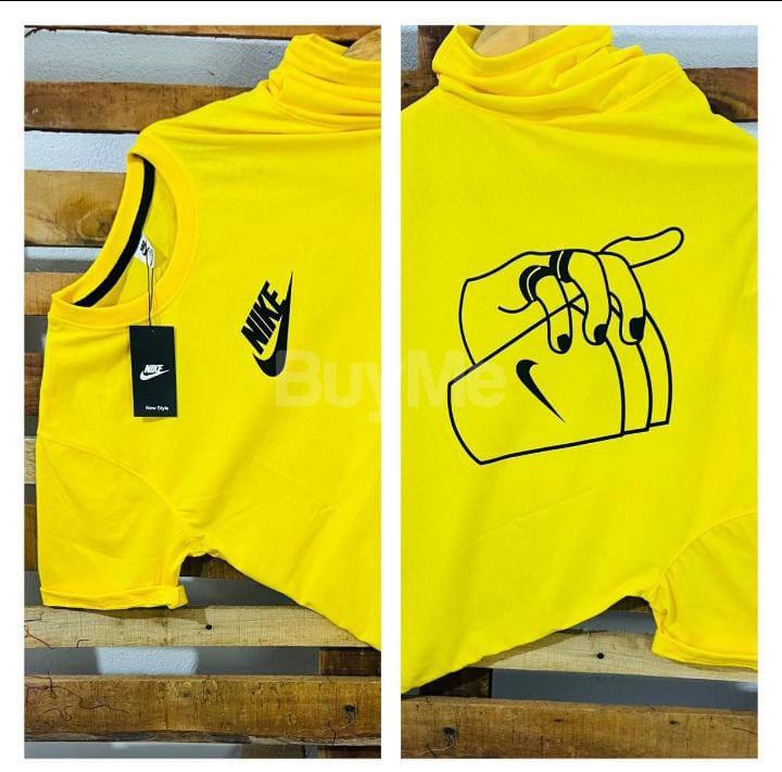 BACK SIDE PRINT T SHIRT - YELLOW