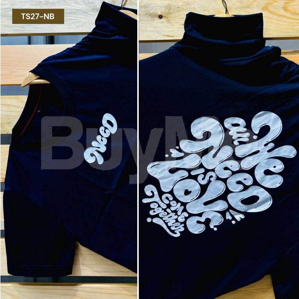 MENS DAZZLING T SHIRT - NAVY BLUE