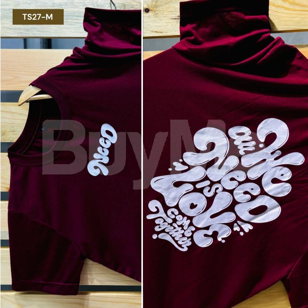 MENS DAZZLING T SHIRT - MAROON