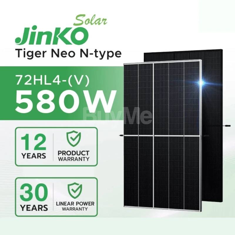 JINKO SOLAR 580W MONOCRYSTALLINE SOLAR PANEL [ONLY FOR SYSTEM INSTALLATIONS]