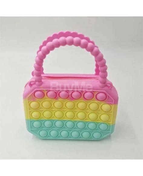 POPIT CUTE SOFT SILICONE HANDBAG WITH SHOULDER BELT