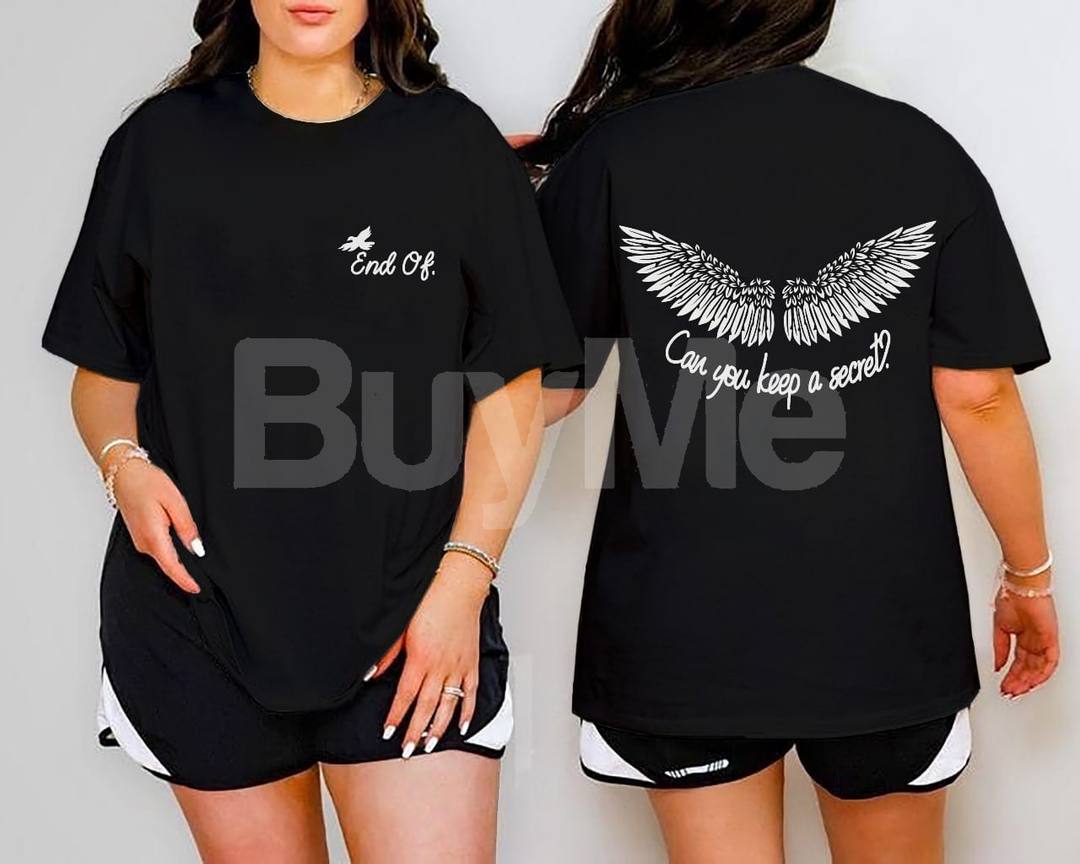 BLACK T SHIRT DESIGN FOR LADIES