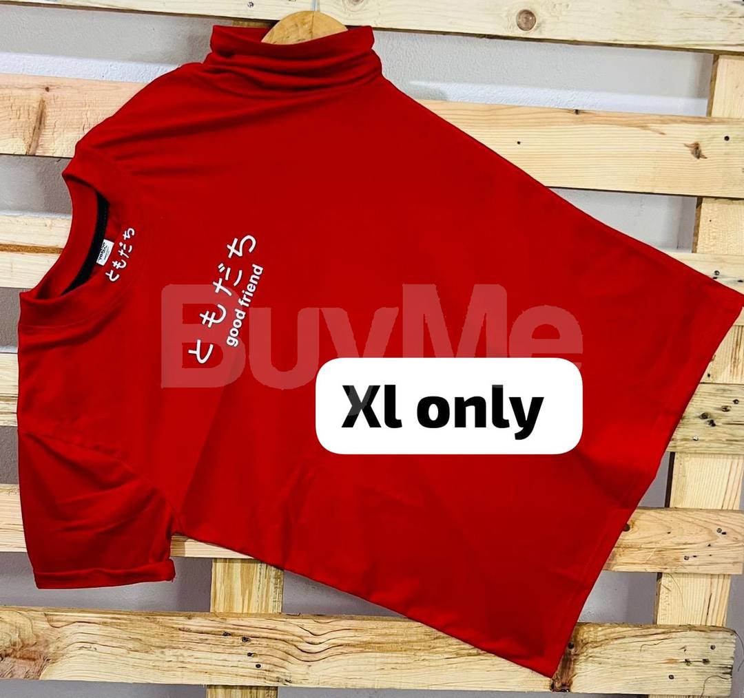 PRINTED T - SHIRT - RED