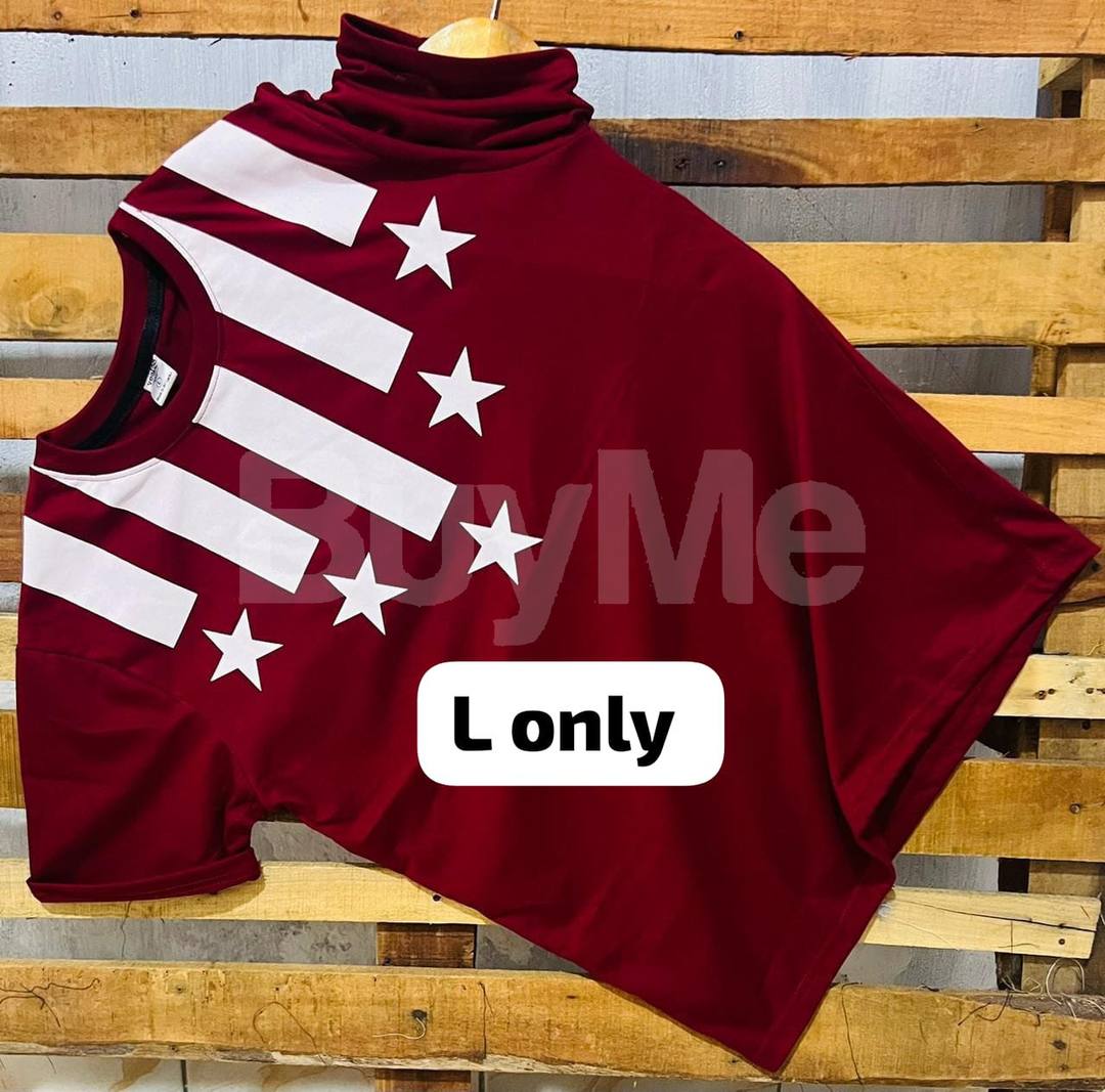 PRINTED T - SHIRT - MAROON