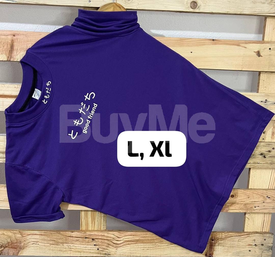 PRINTED T - SHIRT - PURPLE