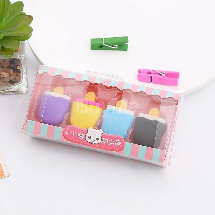 4 PCS ERASER SET PACK