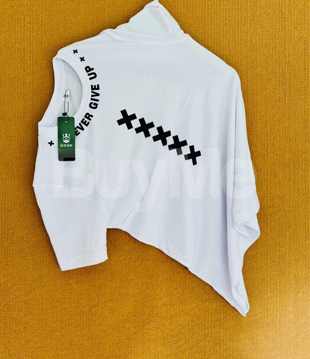 CREW NECK T SHIRT - (SINGLE JERSEY) - WHITE