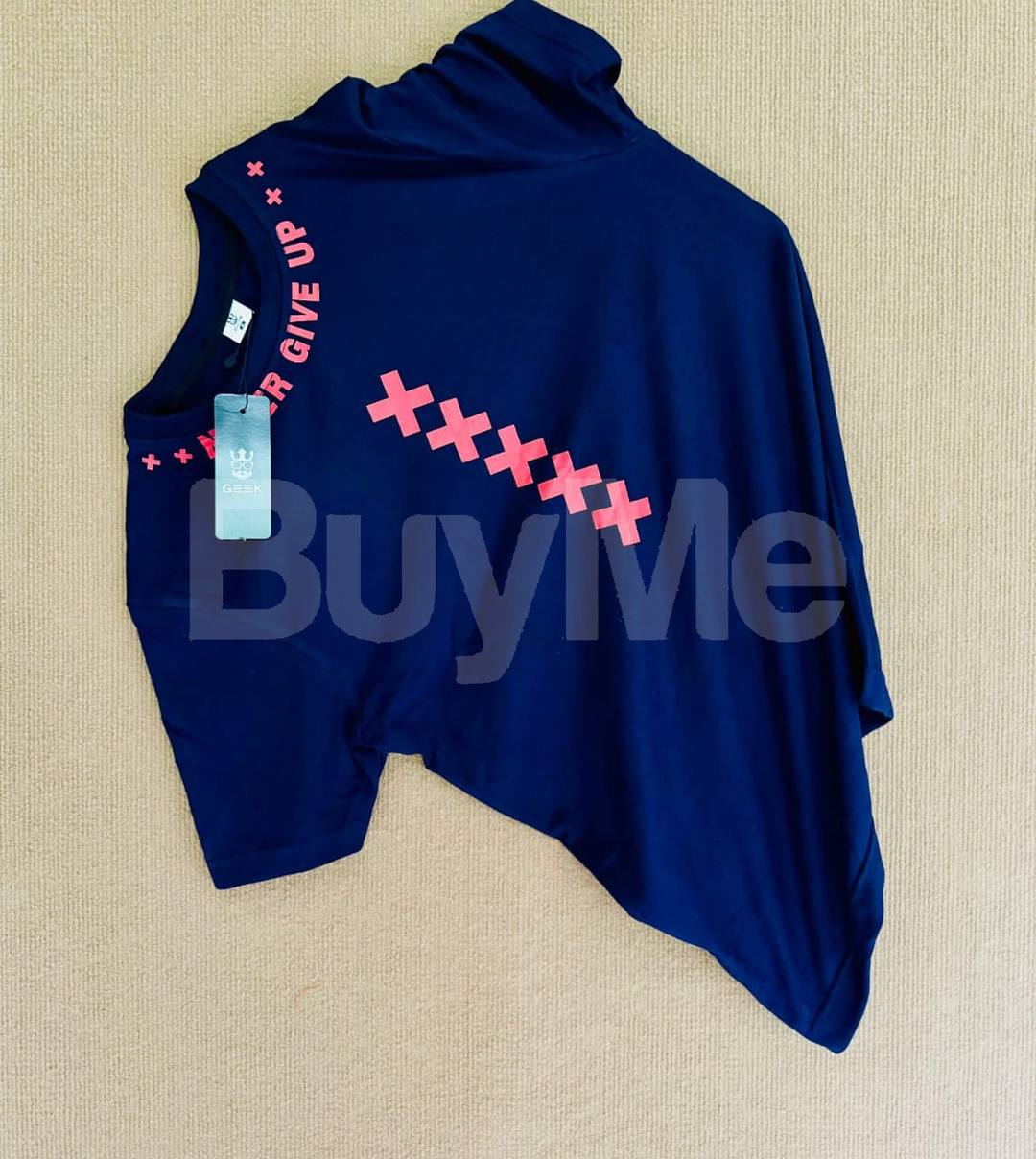 CREW NECK T SHIRT - (SINGLE JERSEY) - BLUE