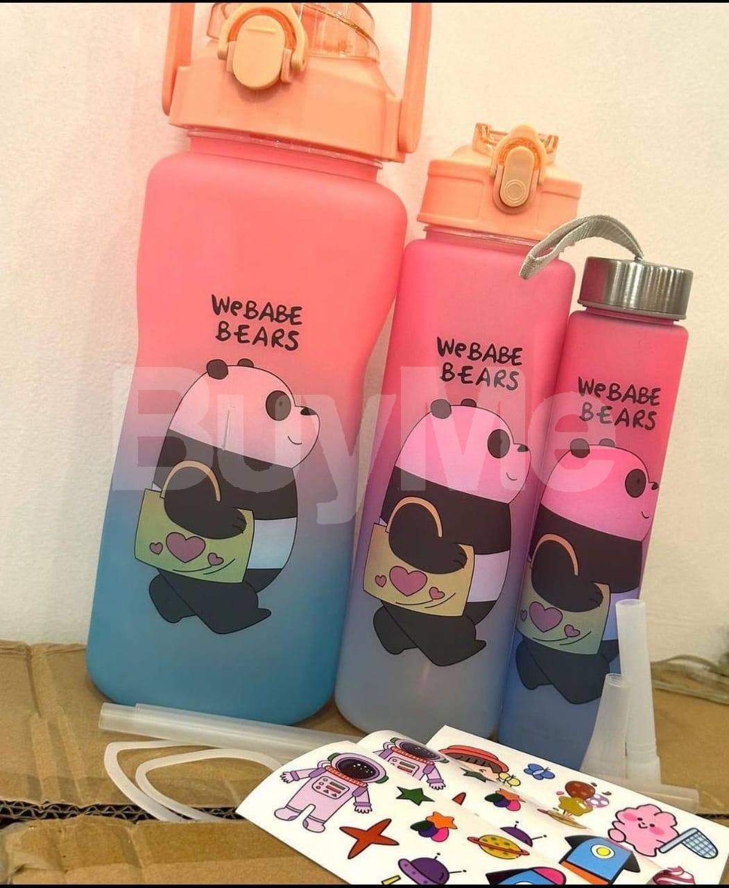 3 IN ONE WATER BOTTLE SET