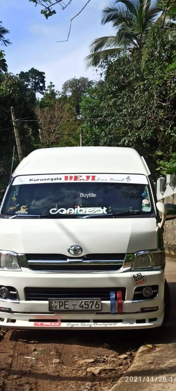 VAN FOR HIRE AND TOURS - TOYOTA KDH