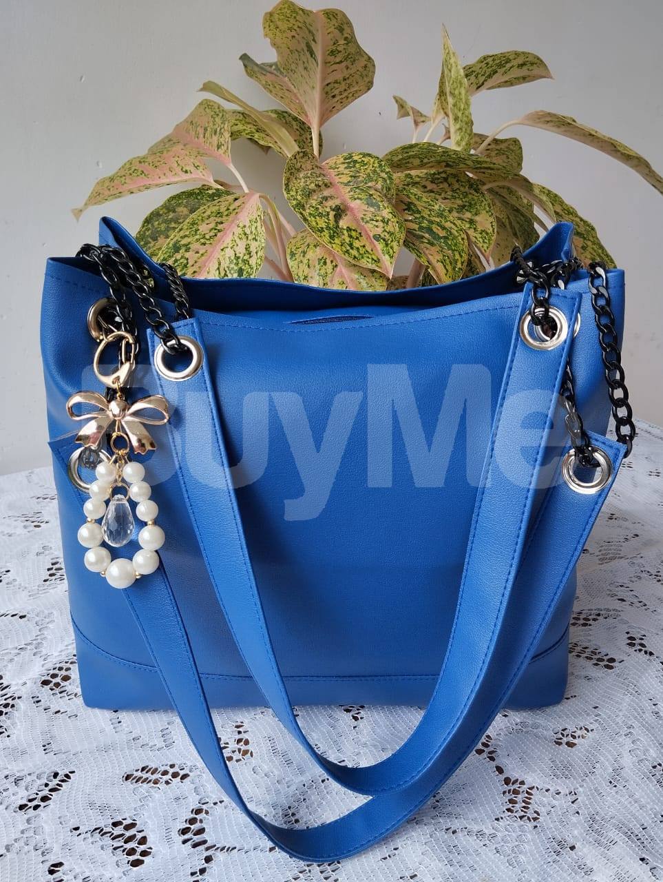 HAND BAG - BLUE