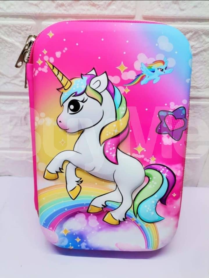 UNICORN PINK 3D PENCIL CASE