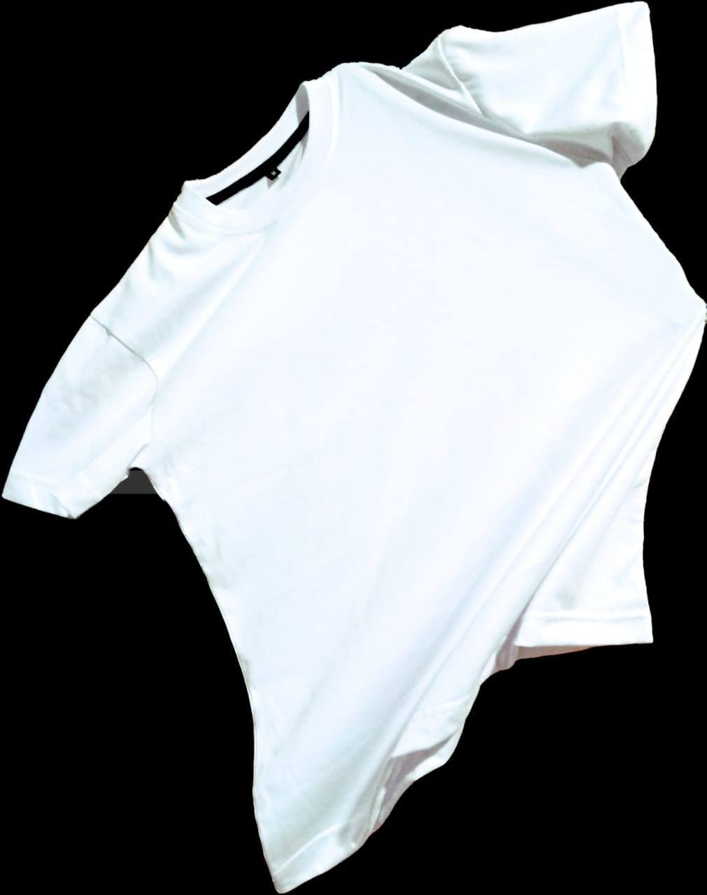 PLAIN COLOR TSHIRT - WHITE