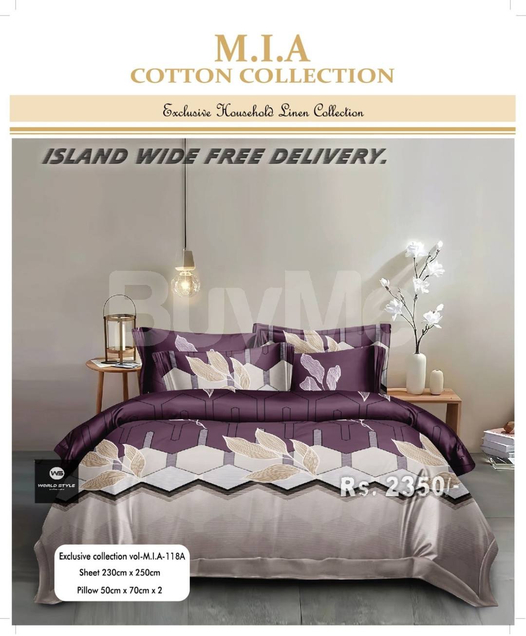 COTTON DESIGN BEDSHEET