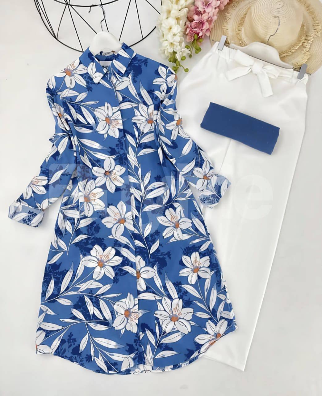 KURTI & PLAZZO PANT SET