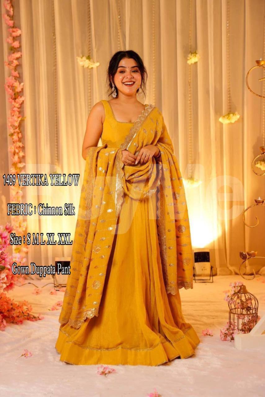 PRINTED ANARKALI SET