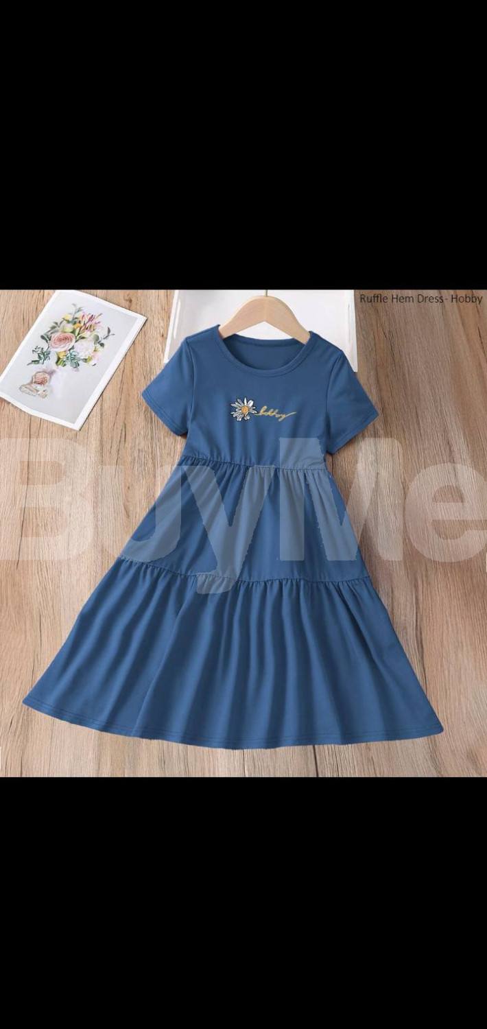 RAFFLE HEM DRESS