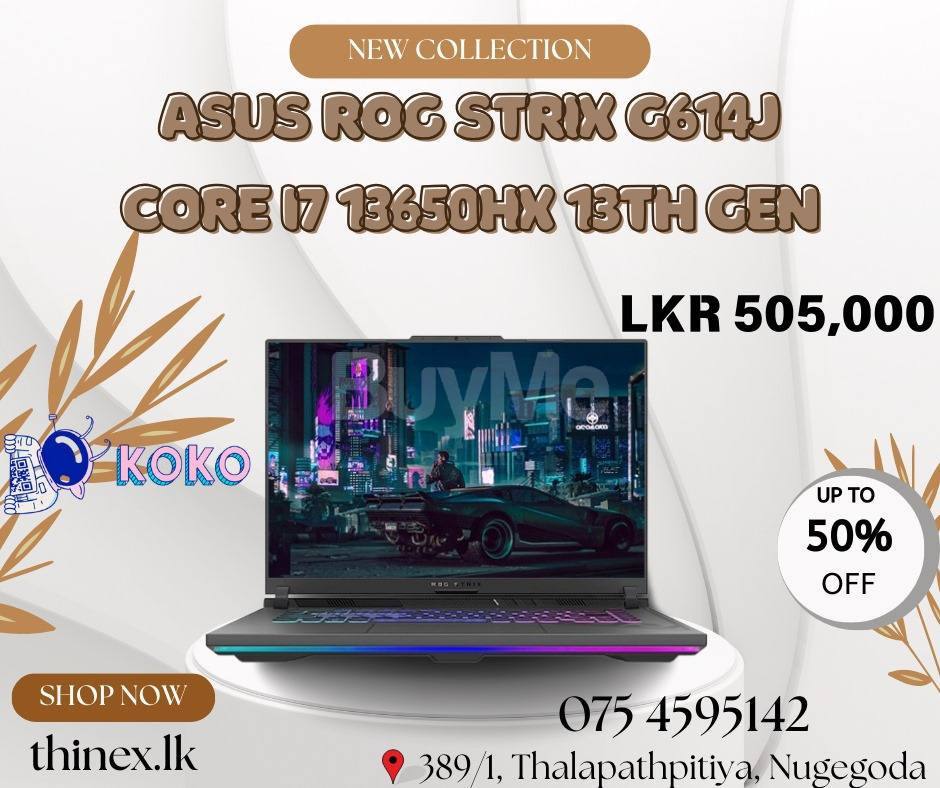 ASUS ROG STRIX G614J CORE I7 13650HX 13TH GEN