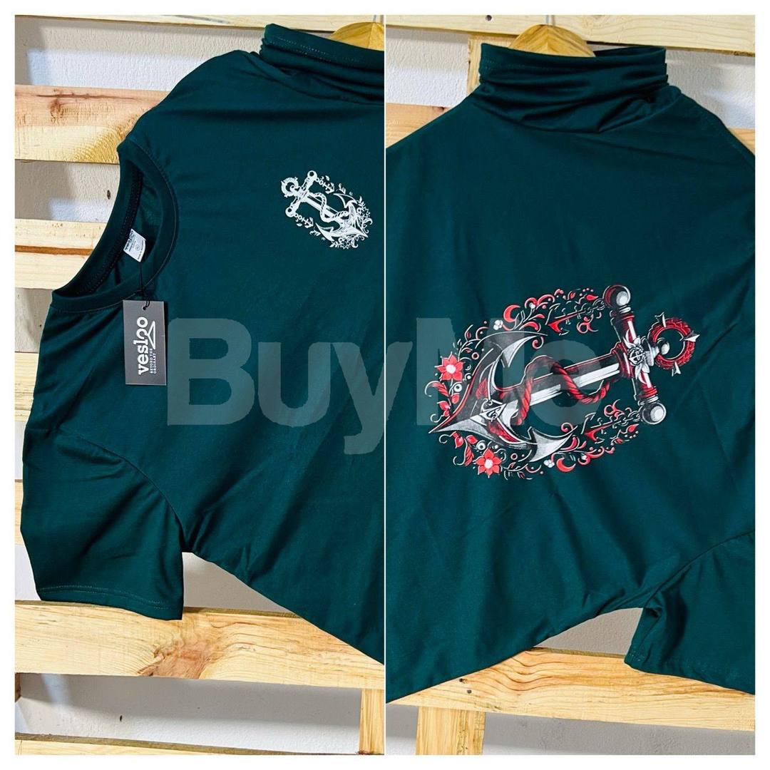 GSM 180 PRINTED T SHIRT - GREEN