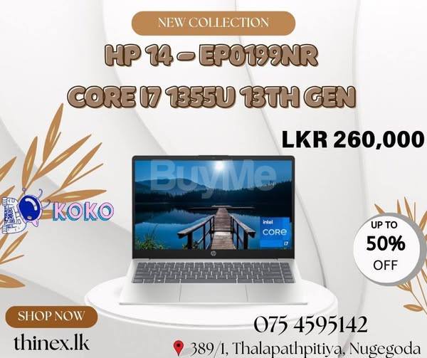 HP 14 - EP0199NR CORE I7 1355U 13TH GEN