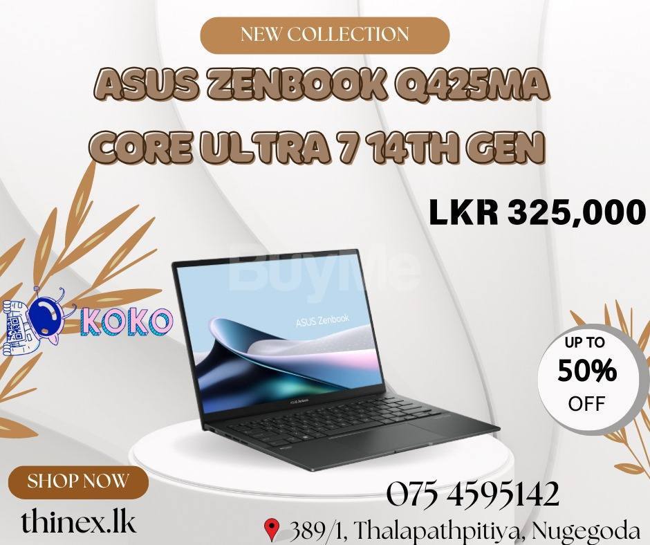 ASUS ZENBOOK Q425MA CORE ULTRA 7 14TH GEN