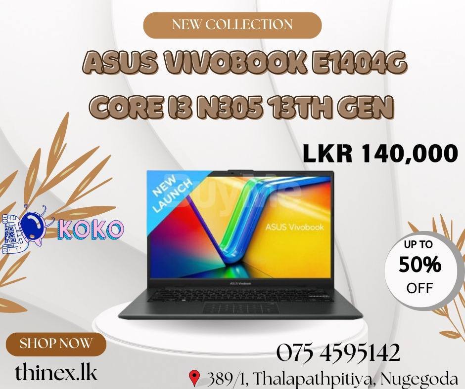 ASUS VIVOBOOK E1404GCORE I3 N305 13TH GEN