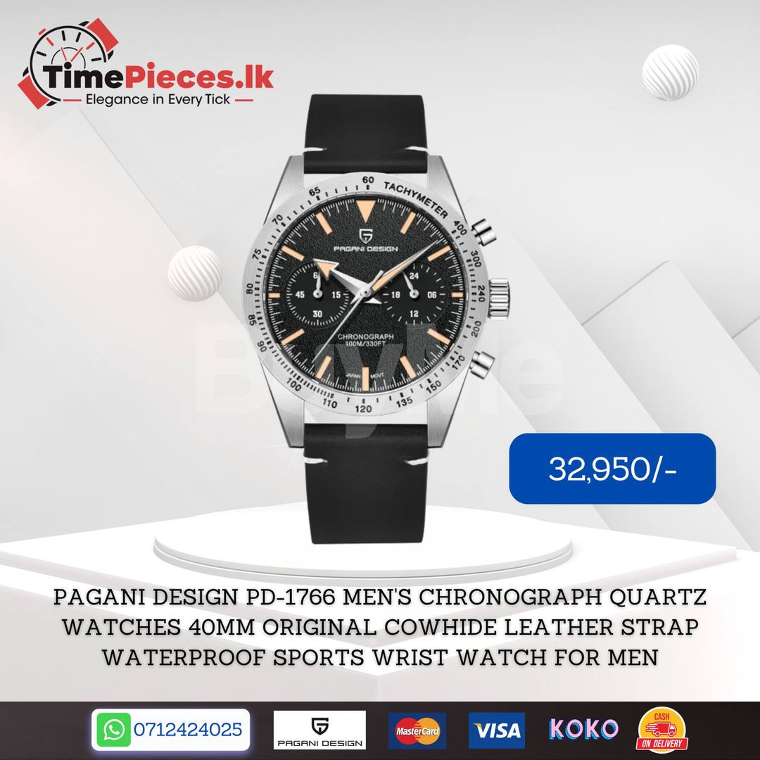 PAGANI PD-1766 – CHRONOGRAPH LEATHER WATCH
